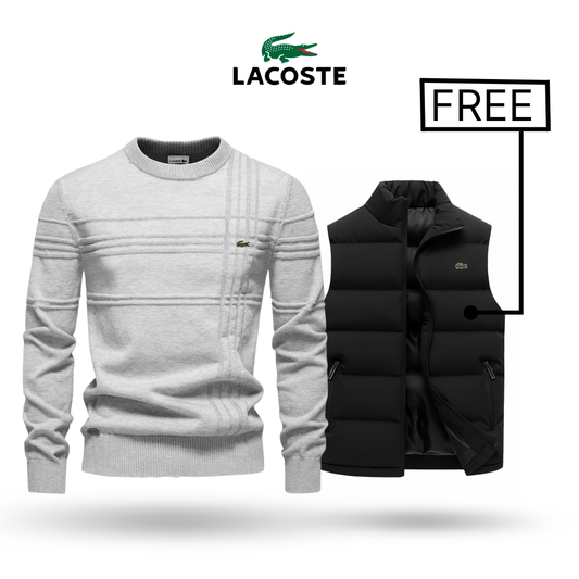 LACOSTE | Premium sweater + stylus vest GRATIS